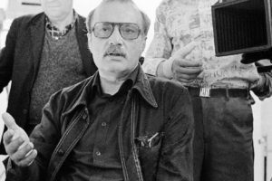 Георгий Данелия на съёмках фильма «Джентльмены удачи»